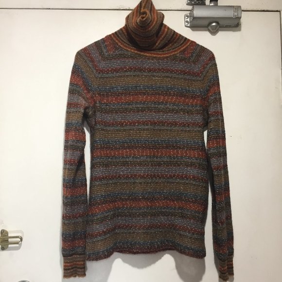 VINTAGE MISSONI KNITTED TURTLENECK SWEATERS SIZE L - Picture 2 of 10